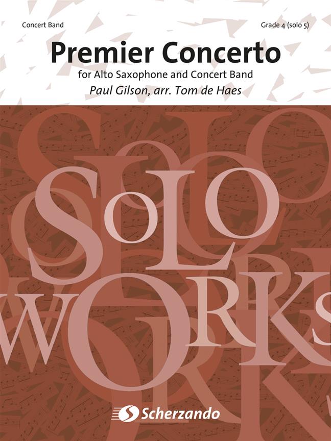 Premier Concerto - for Alto Saxophone and Concert Band - noty pro koncertní orchestr
